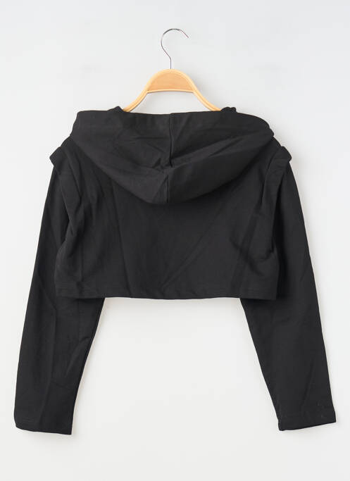 Sweat-shirt à capuche noir MAYORAL fille