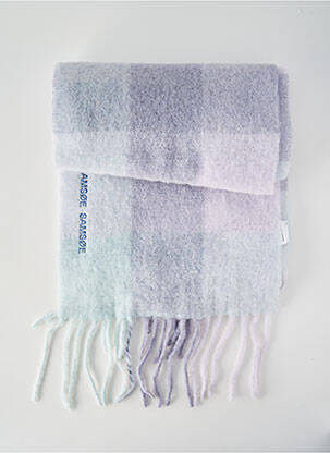Echarpe imprimé carreaux violet SAMSOE & SAMSOE femme