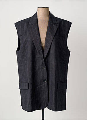 Blazer finition intérieure doublée gris SECOND FEMALE femme