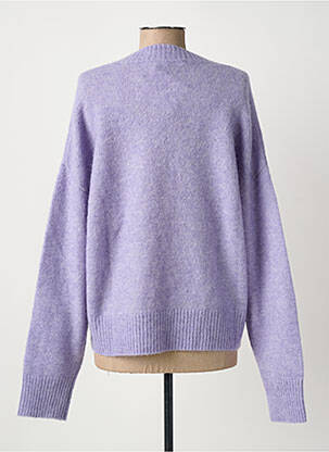 Pull coupe cintrée manches longues violet SECOND FEMALE femme