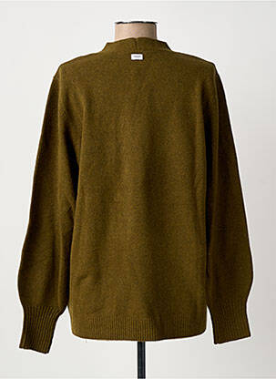 Pull coupe droite manches longues vert PENN & INK N.Y femme