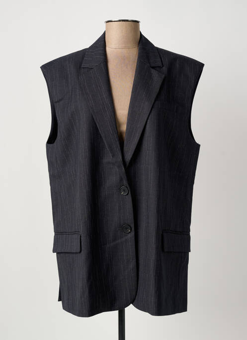 Blazer finition intérieure doublée gris SECOND FEMALE femme