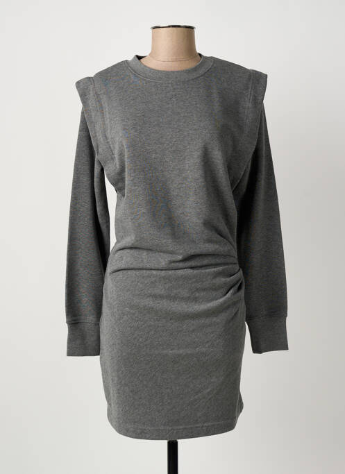 Robe mi-longue gris SECOND FEMALE femme