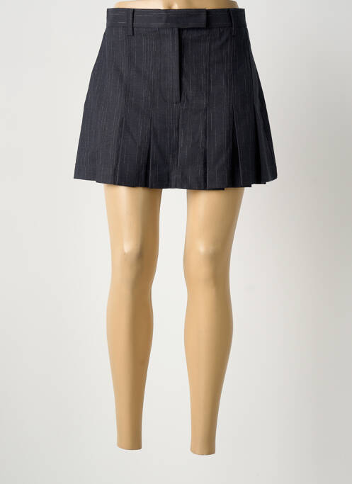 Jupe short bleu SECOND FEMALE femme