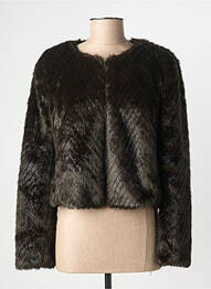Veste casual col rond marron FRENCH CONNECTION femme