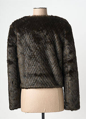 Veste casual col rond marron FRENCH CONNECTION femme