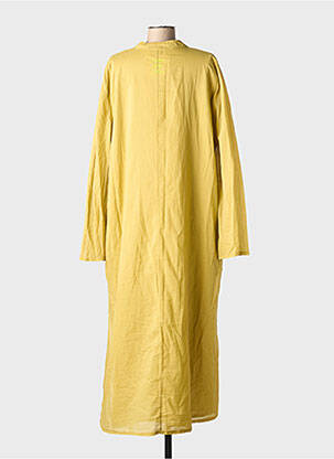 Robe longue manches longues manches longues jaune BANDITAS FROM MARSEILLE femme