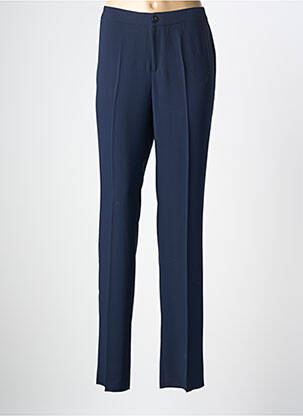 Pantalon slim poches bleu DIVUIT femme