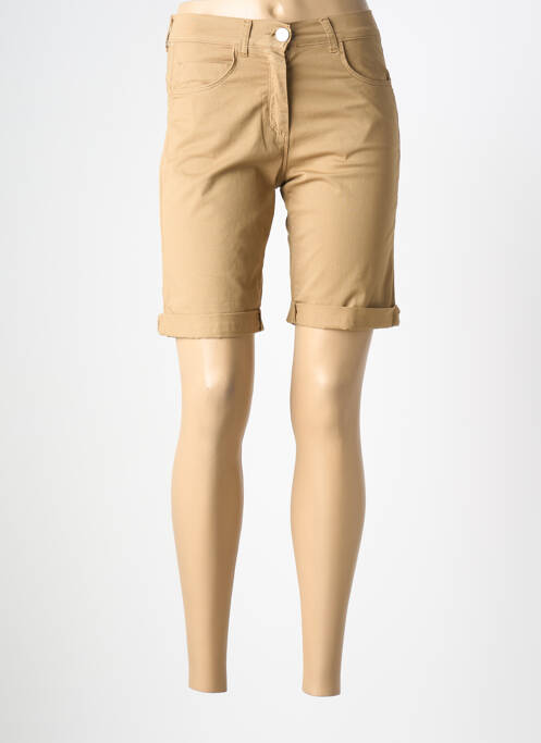 Bermuda beige EAST DRIVE femme
