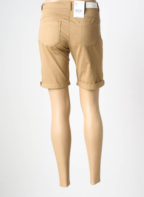 Bermuda beige EAST DRIVE femme
