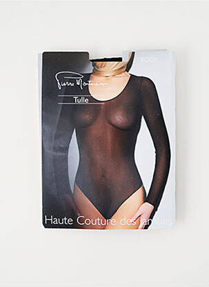 Body lingerie noir PIERRE MANTOUX femme