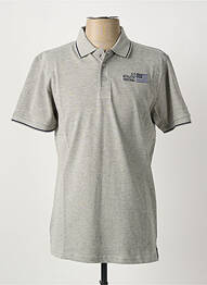 Polo stretch manches courtes gris U.S ATHLETIC homme