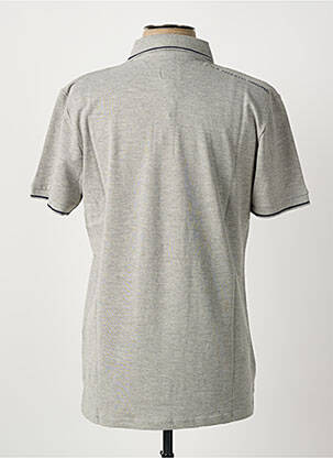 Polo tissage chiné manches courtes gris U.S ATHLETIC homme