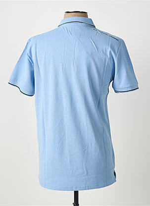 Polo stretch manches courtes bleu U.S ATHLETIC homme