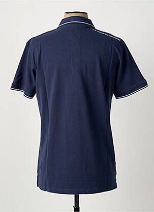 Polo stretch manches courtes bleu fonce U.S ATHLETIC homme