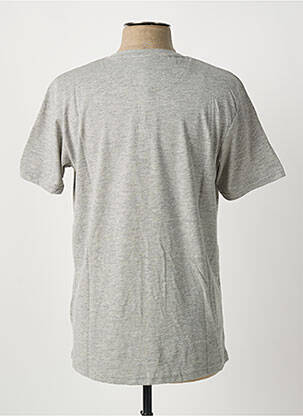 T-shirt col tunisien manches courtes gris PIERRE CARDIN homme
