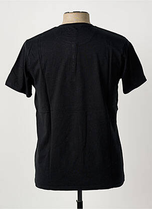 T-shirt broderie manches courtes noir PIERRE CARDIN homme