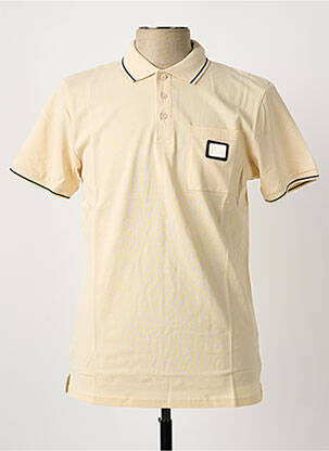 T-shirt broderie manches courtes beige U.S ATHLETIC homme