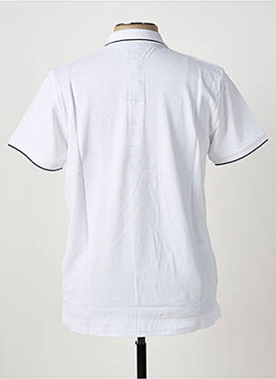 Polo stretch manches courtes blanc U.S ATHLETIC homme