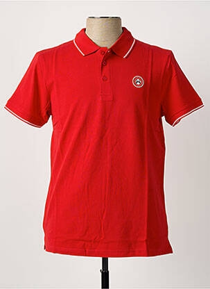Polo stretch manches courtes rouge U.S ATHLETIC homme
