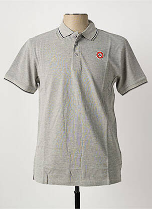 Polo stretch manches courtes gris U.S ATHLETIC homme