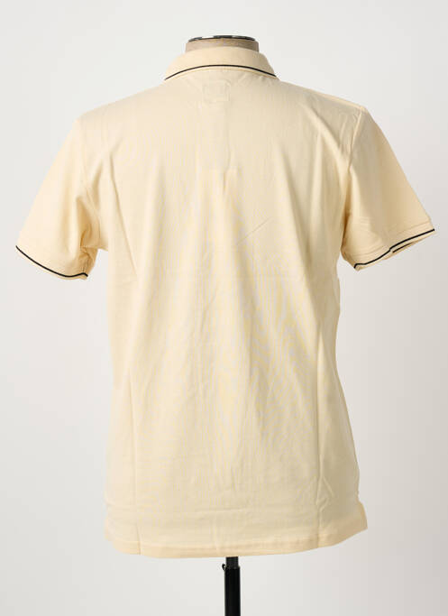 T-shirt broderie manches courtes beige U.S ATHLETIC homme