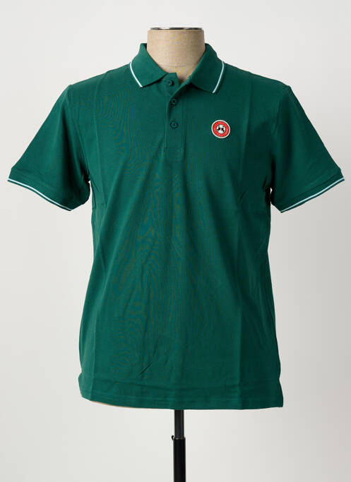 Polo stretch manches courtes vert U.S ATHLETIC homme