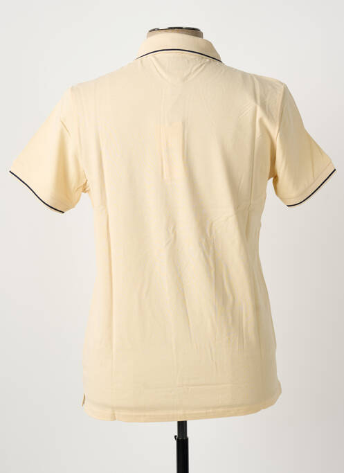 Polo stretch manches courtes beige U.S ATHLETIC homme