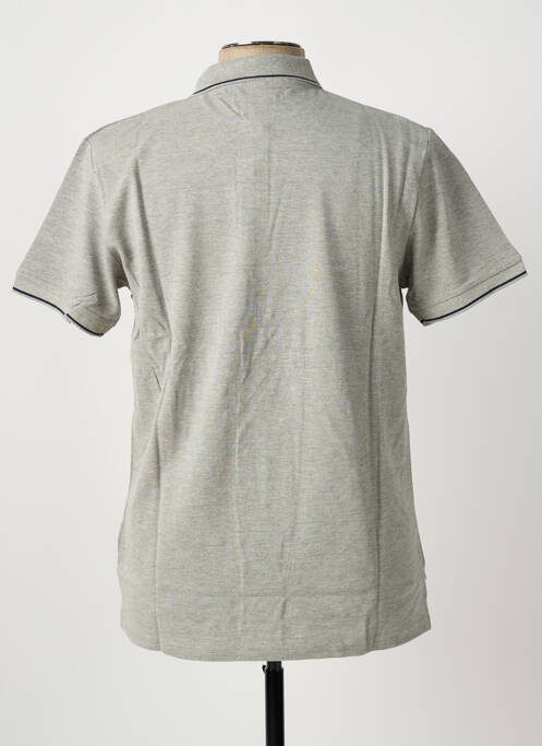 Polo stretch manches courtes gris U.S ATHLETIC homme