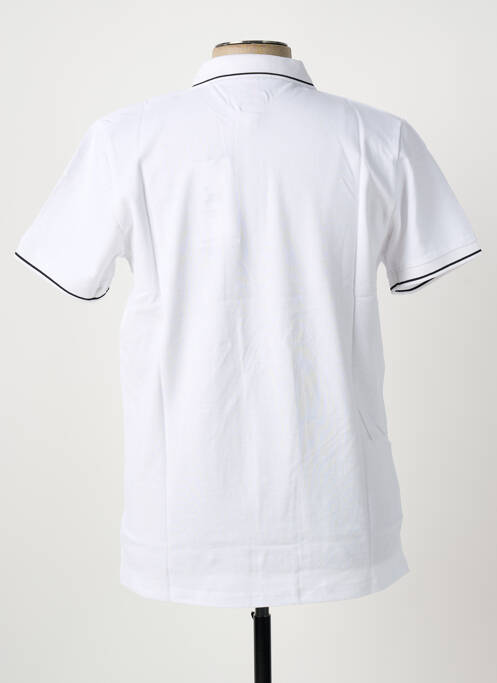 T-shirt broderie manches courtes blanc U.S ATHLETIC homme