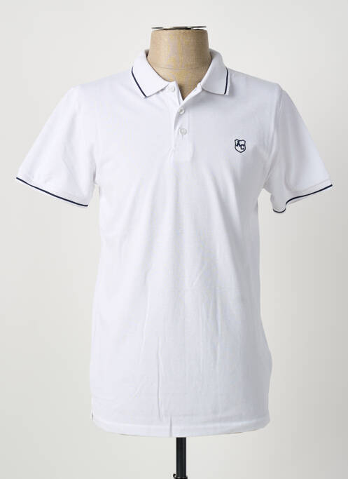 Polo blanc AMERICAN COLLEGE homme