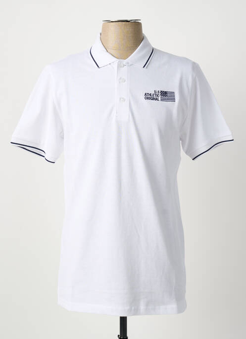 Polo blanc U.S ATHLETIC homme