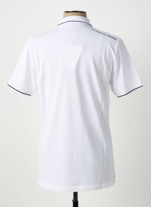 Polo blanc U.S ATHLETIC homme