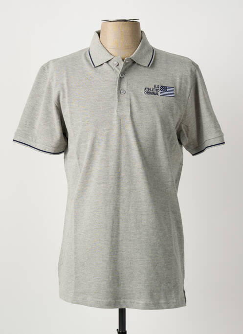 Polo gris U.S ATHLETIC homme