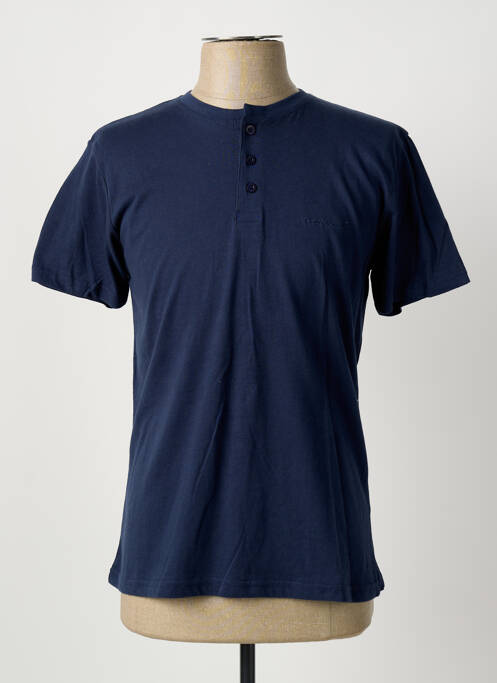 T-shirt bleu PIERRE CARDIN homme