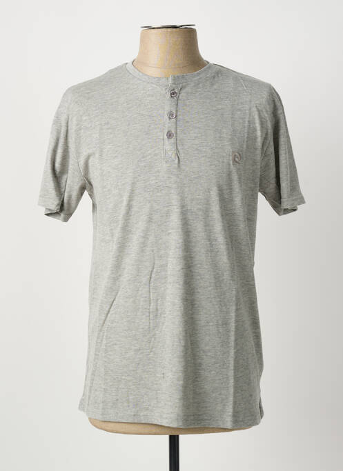 T-shirt gris PIERRE CARDIN homme