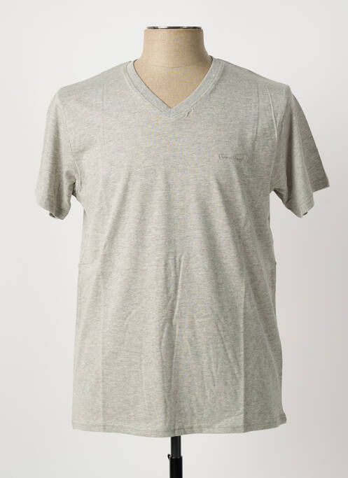 T-shirt gris PIERRE CARDIN homme