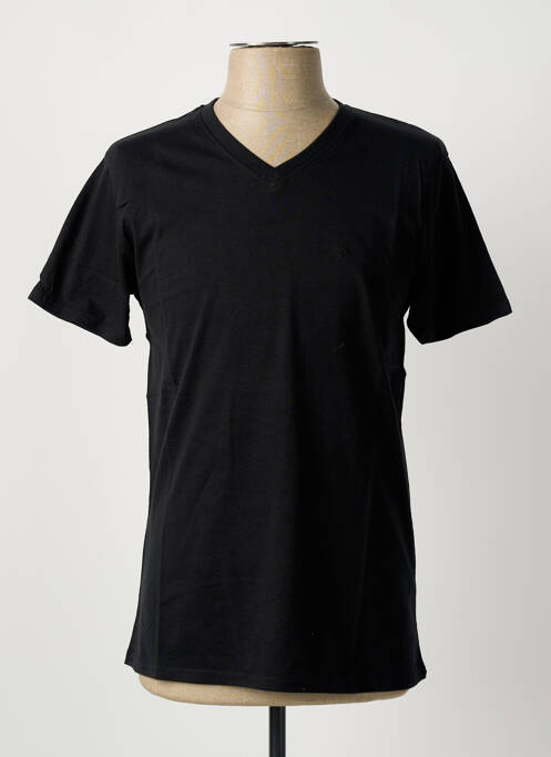 T-shirt noir PIERRE CARDIN homme