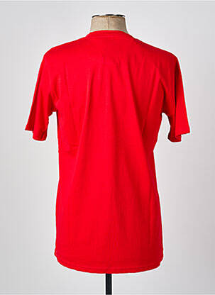 T-shirt stretch manches courtes rouge U.S ATHLETIC homme