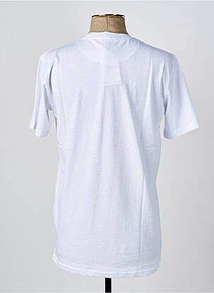 T-shirt stretch manches courtes blanc U.S ATHLETIC homme