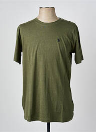 T-shirt broderie manches courtes vert U.S. POLO ASSN homme