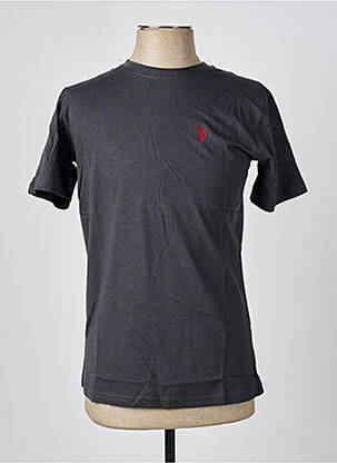 T-shirt broderie manches courtes gris U.S. POLO ASSN homme