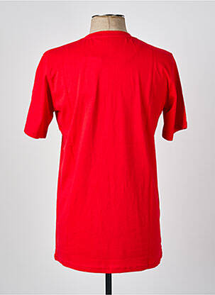 T-shirt stretch manches courtes rouge U.S ATHLETIC homme