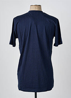 T-shirt stretch manches courtes bleu U.S ATHLETIC homme