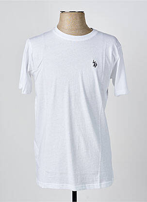 T-shirt blanc U.S. POLO ASSN homme