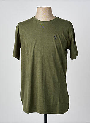T-shirt vert U.S. POLO ASSN homme