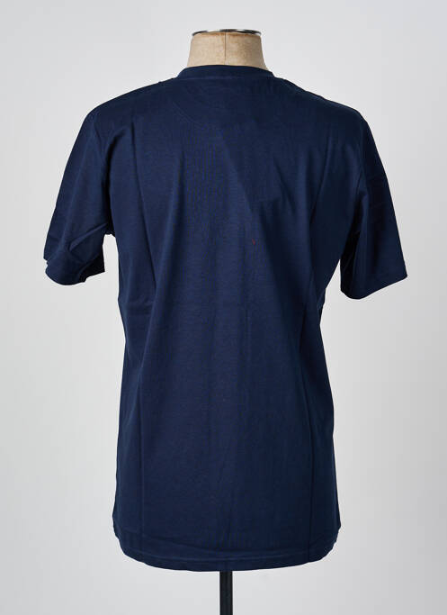 T-shirt stretch manches courtes bleu fonce U.S ATHLETIC homme