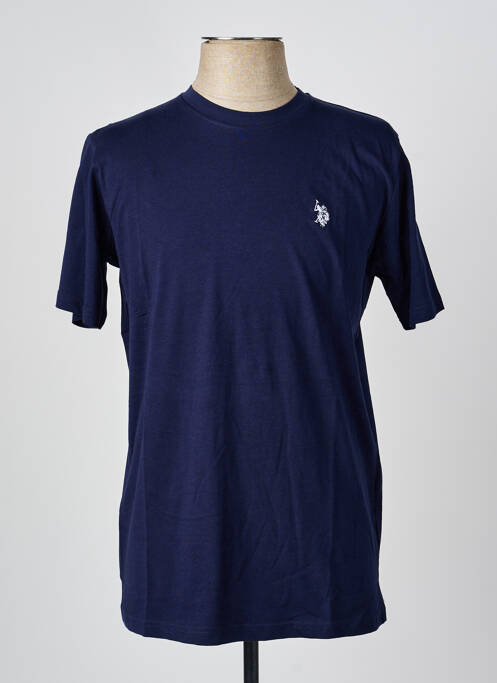 T-shirt bleu U.S. POLO ASSN homme