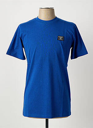 T-shirt broderie manches courtes bleu U.S ATHLETIC homme