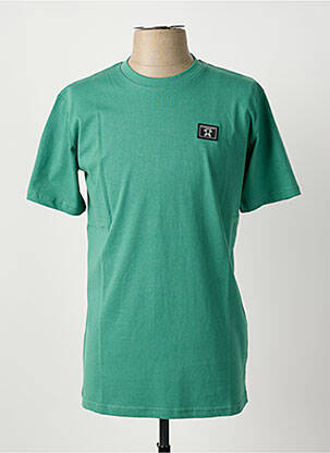 T-shirt coupe droite manches courtes vert U.S ATHLETIC homme